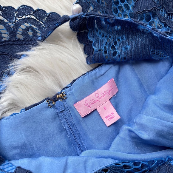 Lilly Pulitzer Blue Kiri Lace Dress - Picture 6 of 6